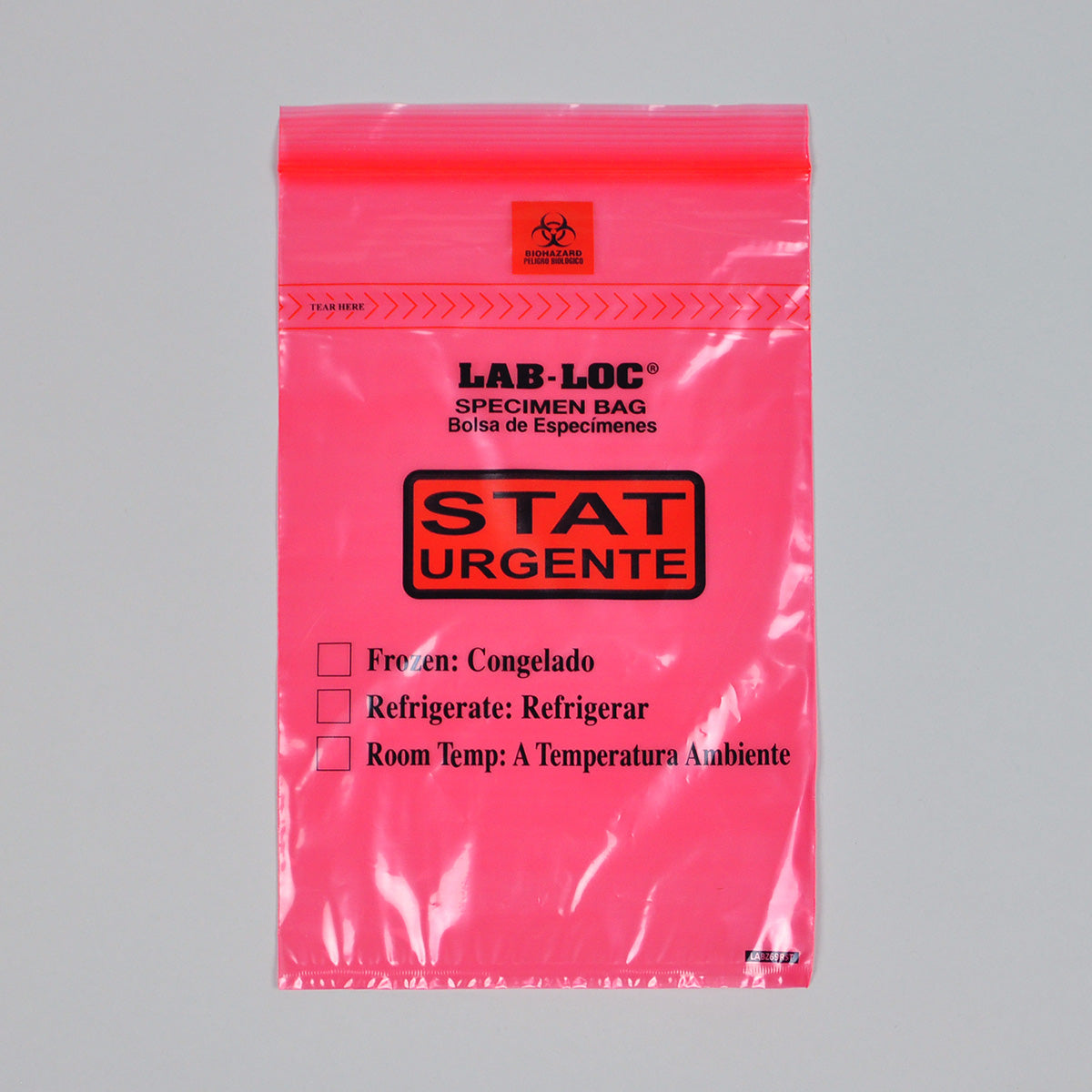 "STAT" Printed Specimen Bags
