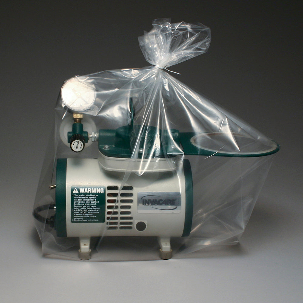 12" x 8" x 30" 1 Mil Gusseted Poly Bags