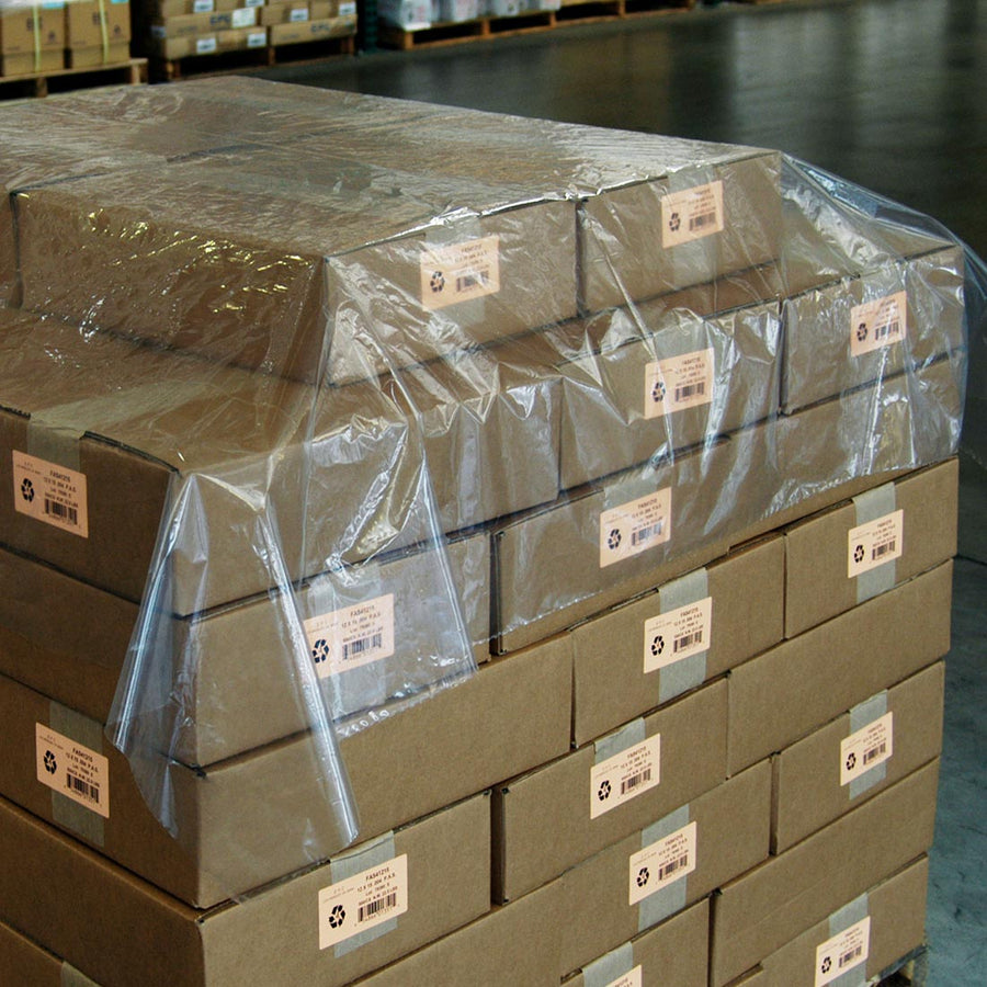 60" x 60" 1 mil Clear LDPE Pallet Top Sheets