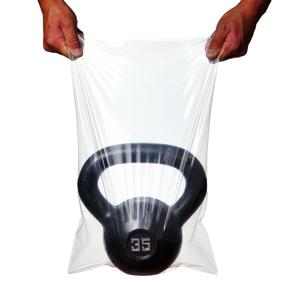 30" x 48" 1.25 mil TUF-R® Std Linear LDPE Flat Bags