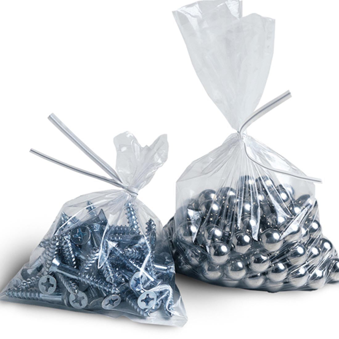 10" x 18" 2.75 mil TUF-R® Extra Heavy Duty Linear LDPE Flat Bags