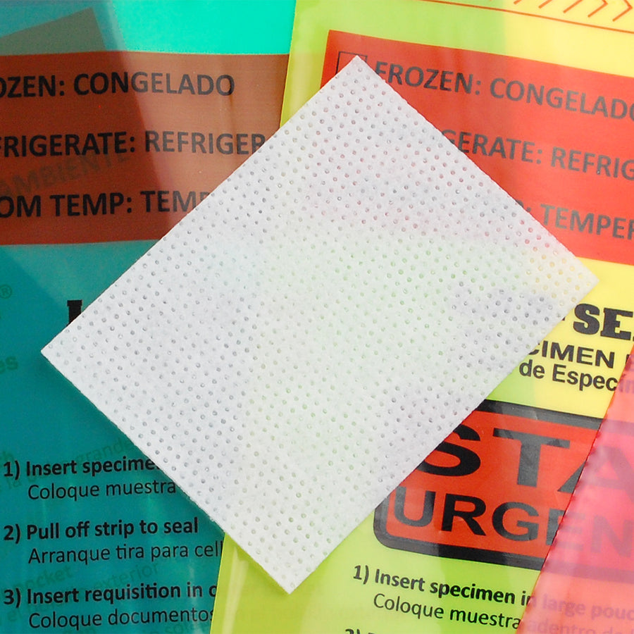 3" x 4" White Absorbent Pad