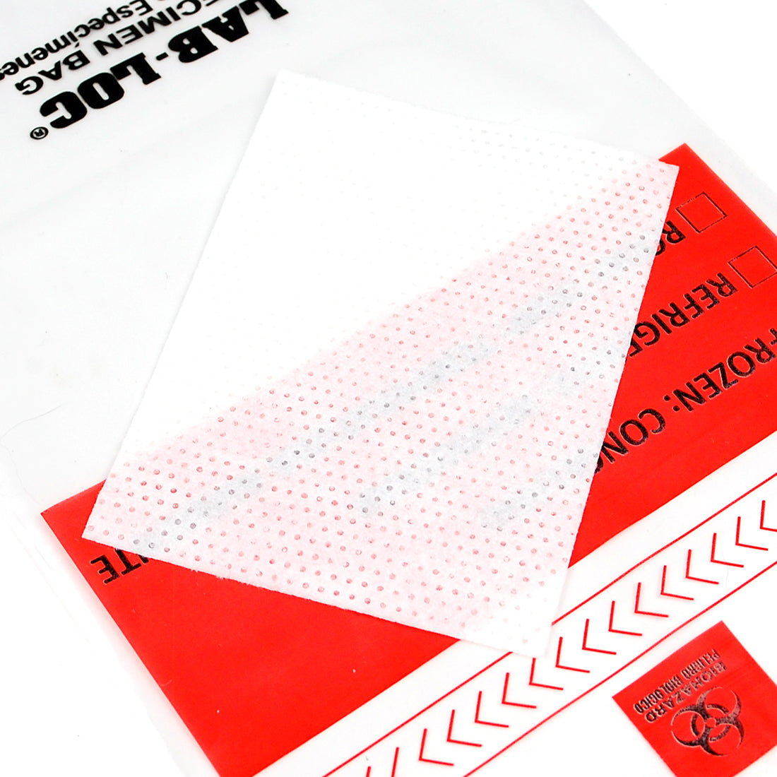 3" x 4" White Absorbent Pad