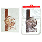 12" x 17" + 2"LP 0.6 mil HDPE Bakery Bags on Header Pack w/ Print