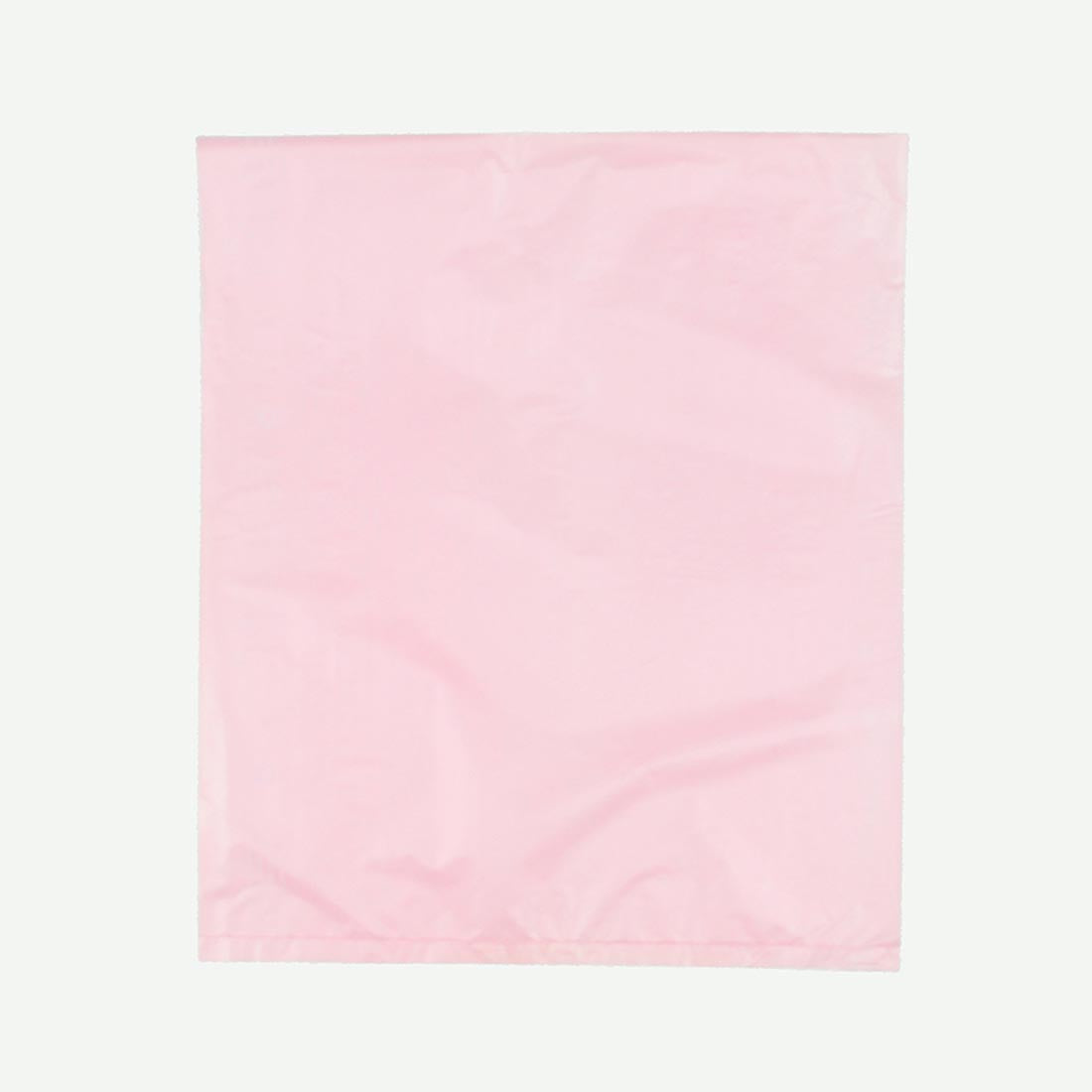 8.5" x 11" 0.6 mil Rose HDPE Merchandise Bags