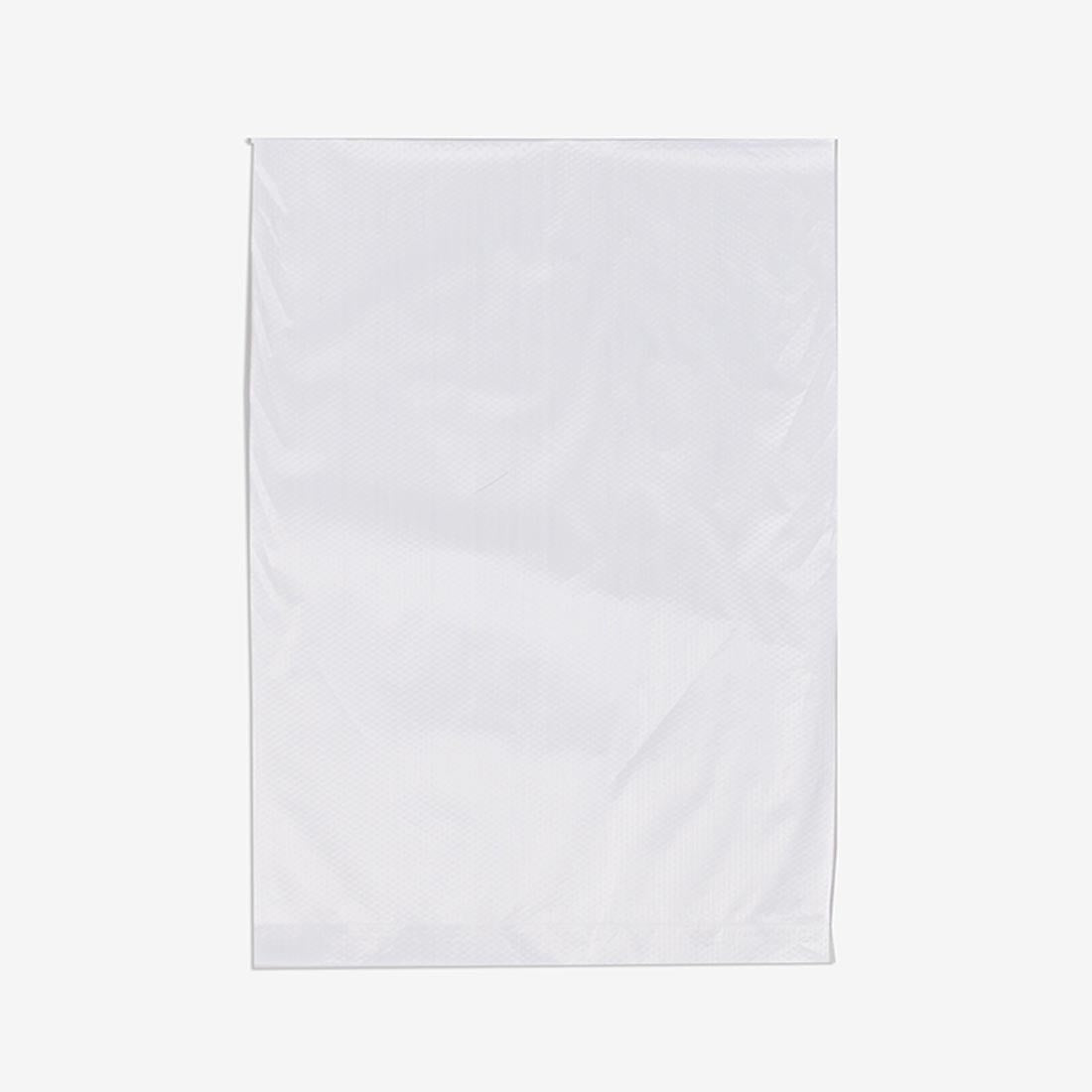 8.5" x 11" 0.6 mil White HDPE Merchandise Bags