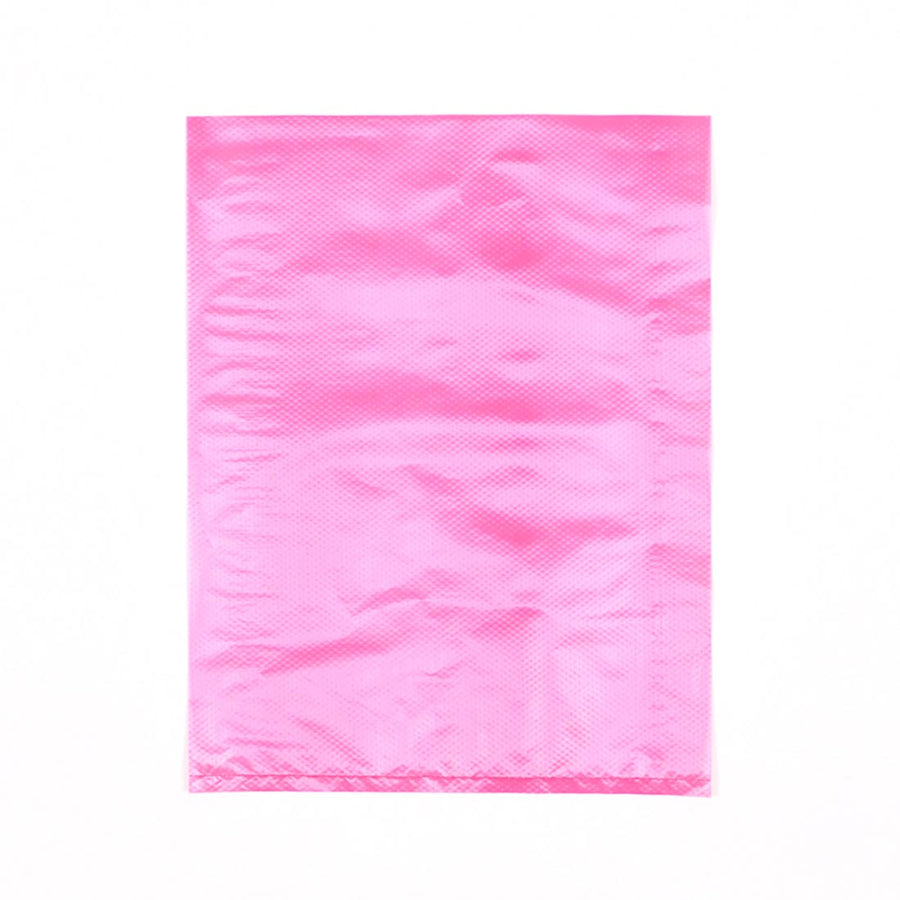 10" x 13" 0.6 mil Red HDPE Merchandise Bags