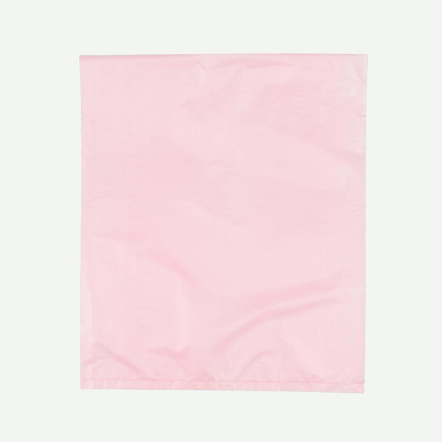 12" x 15" 0.6 mil Rose HDPE Merchandise Bags