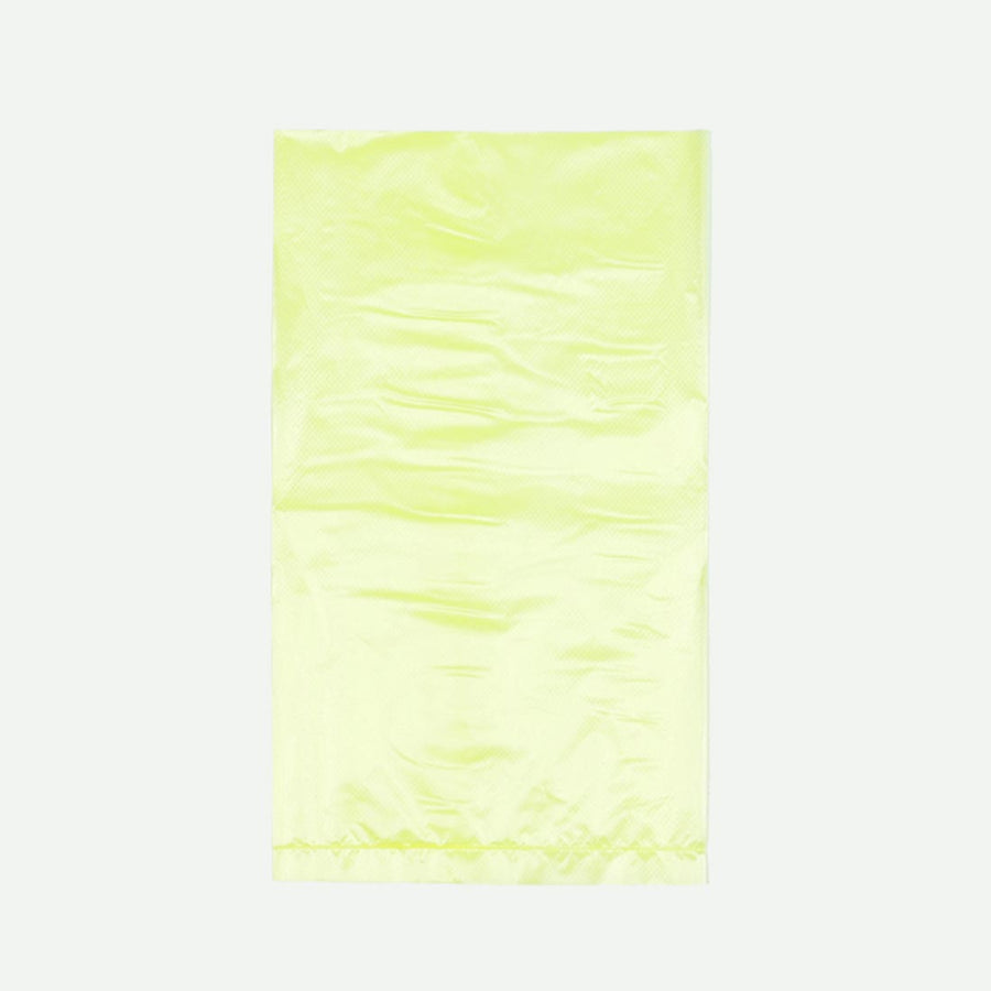 20" x 4" x 30" 0.8 mil Yellow HDPE Merchandise Bags