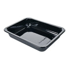 8.5" x 6.5" x 1.5" SimplyFresh Black CPET 1 Compartment Tray