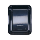 8.5" x 6.5" x 1.5" SimplyFresh Black CPET 1 Compartment Tray