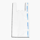 8" x 5" x 18" 0.6 mil White Plastronic® T-Shirt Bag