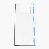 12" x 6" x 23" 0.65 mil White Plastronic® T-Shirt Bag