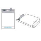 10" x 13" + 4" BG 2.5 Mil Expandable Poly Mailers