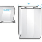 48" x 46" x 72" 3 Mil Gusseted Poly Bags On a Roll