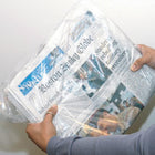 6.5" x 14.5" + 4"FB 0.8 mil LDPE Flip-Loc Newspaper Bag on Header