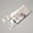 7.5" x 14.5" + 4"FB 0.8 mil LDPE Flip-Loc Newspaper Bag on Header