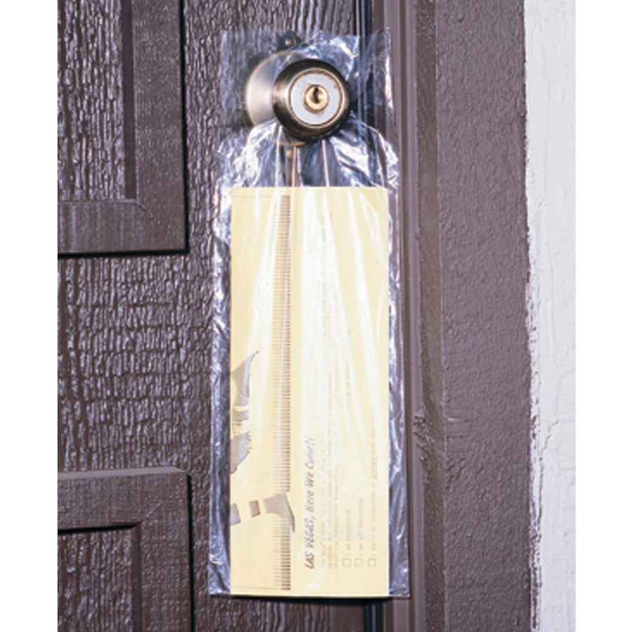 9.5" x 15" + 1.5"LP 0.65 mil Polypropylene Doorknob Bag