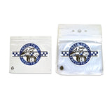 10" x 8" 1.2 mil Zipper Saddle Pack Deli Bags -- Printed "Fresh to Go" Three Colors