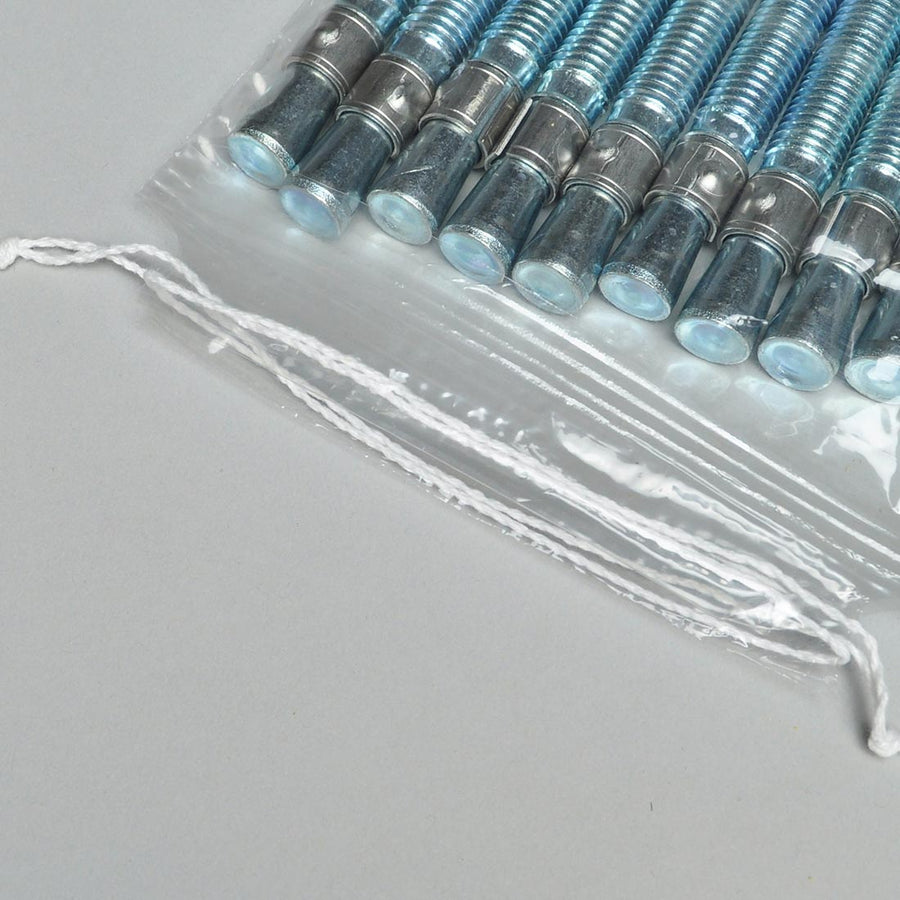 5" x 8" 2 mil Polyethylene Pull-Tite Drawstring Bags