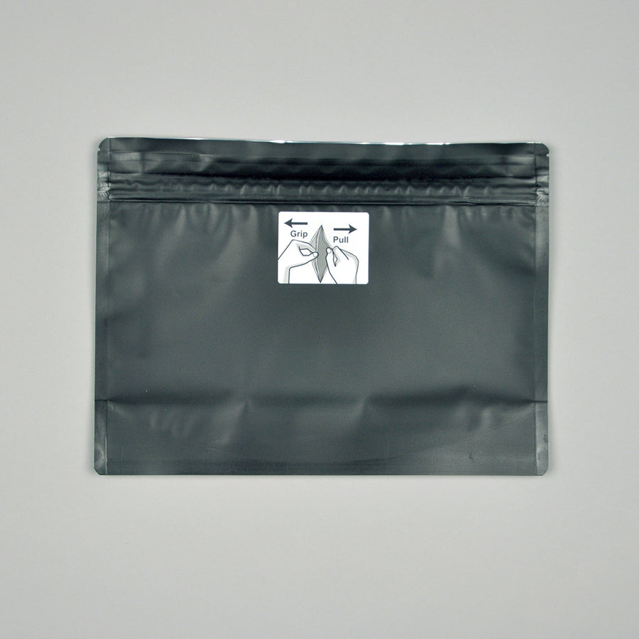12.2" x 9" + 4BG 4.8 mil Child-Resistant Exit Pouches - Black
