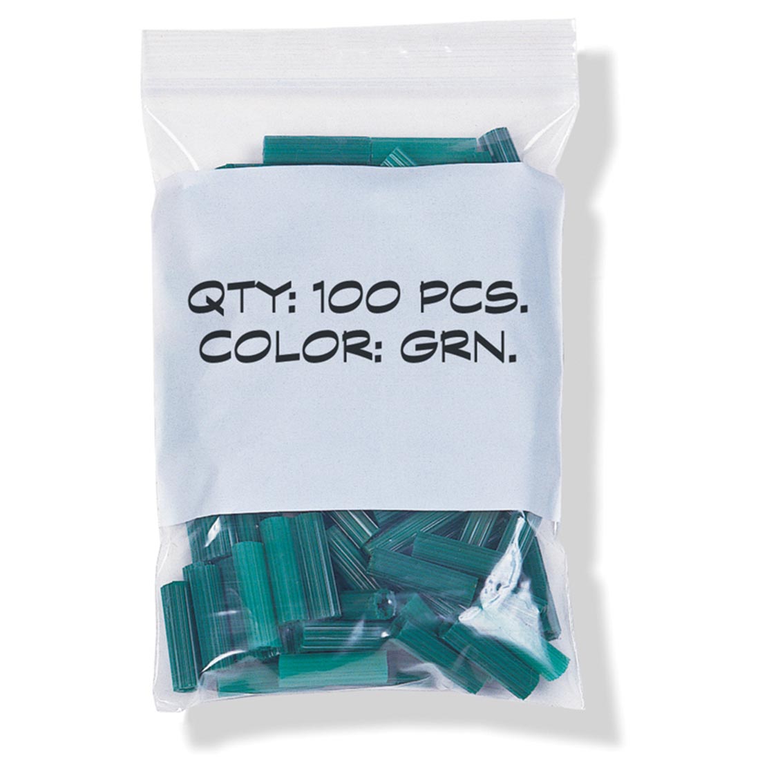 2" x 2" 2 mil Zip Top Reclosable Bags w/ Write-On Block