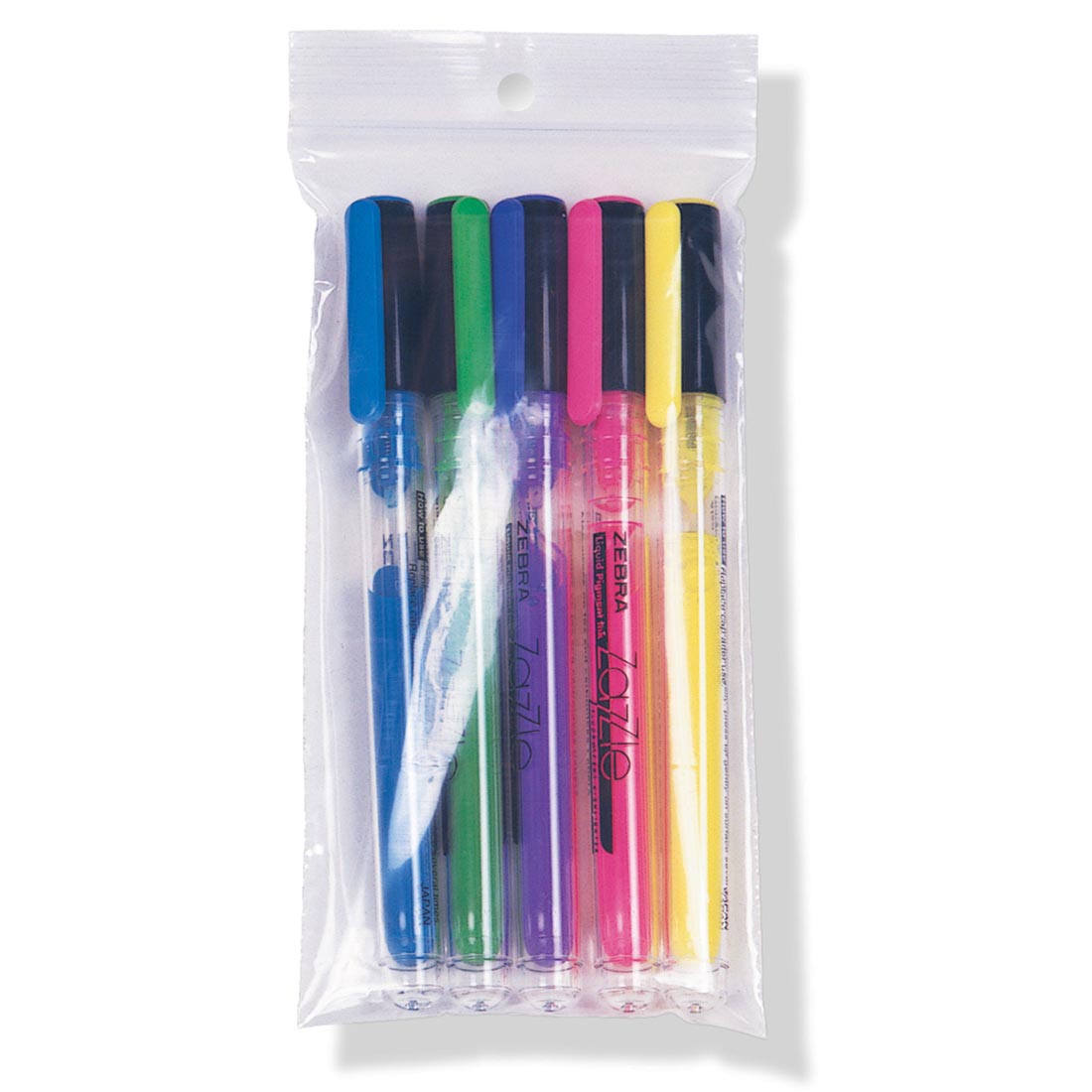2" x 3" 2 mil Zip Top Reclosable Bags w/ Hang Hole