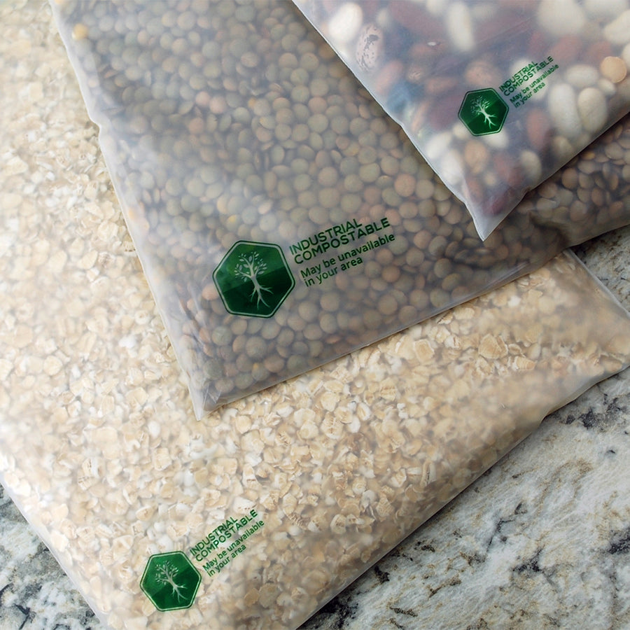4" x 6" 2 mil Compostable Zipper Bag