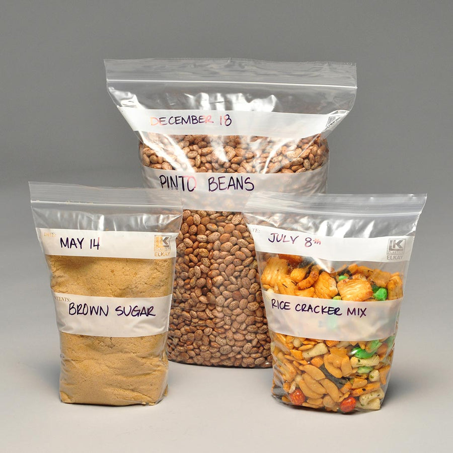 6" x 8" + 4"BG 1.75 mil Zipper Stand-Up Pouches -- Pint
