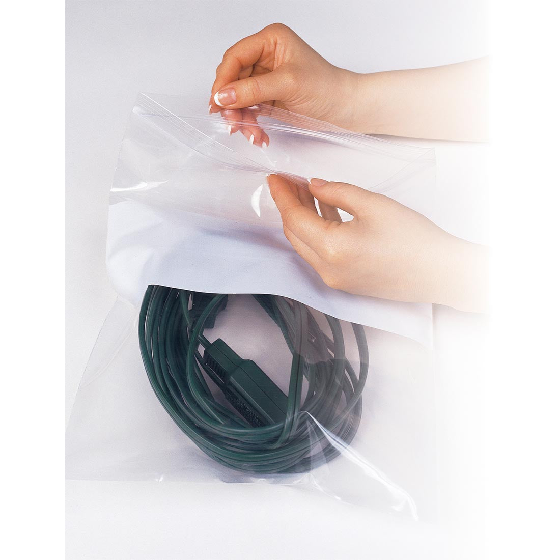 3" x 5" 4 mil Zip Top Reclosable Bags w/ Write-On Block