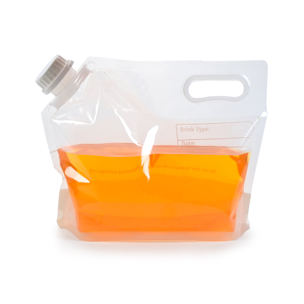 11.75" X 9" + 4.25"BG 6 mil Fast Take® Half Gallon Jug Pouches