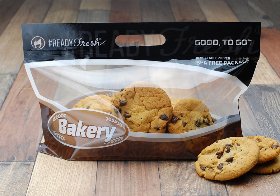 12" x 7.5" + 3.75"BG 3 mil #ReadyFresh® Cookie Pouches (12 pcs)