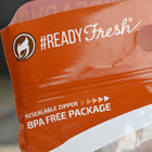 12 x 8.25 + 5.5 BG inch, 2.75 mil, #ReadyFresh "Tamales" Pouches