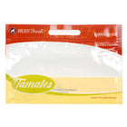 12 x 8.25 + 5.5 BG inch, 2.75 mil, #ReadyFresh "Tamales" Pouches