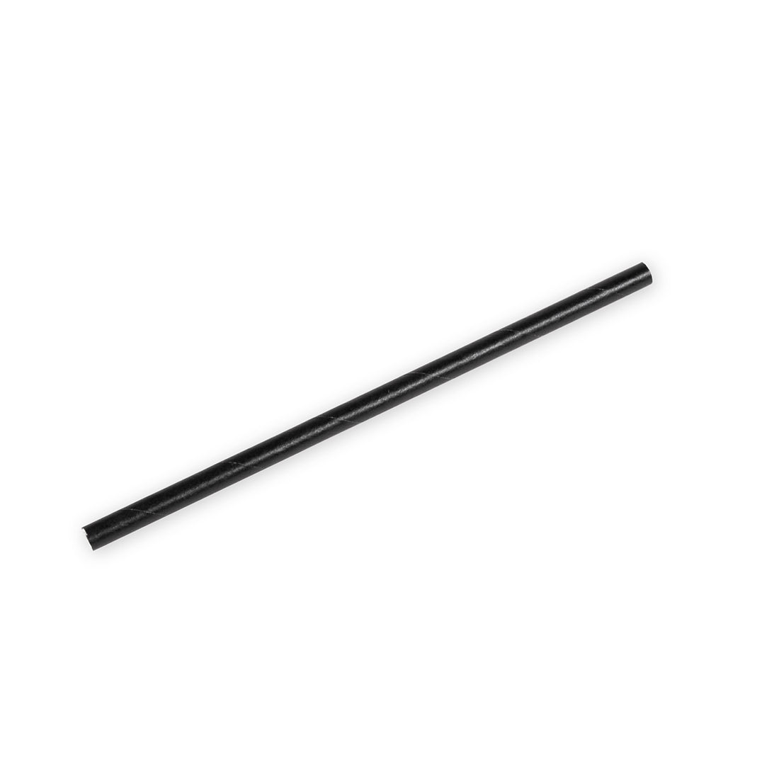 0.248" x 5.75" Cocktail Stirrer - Black - Unwrapped