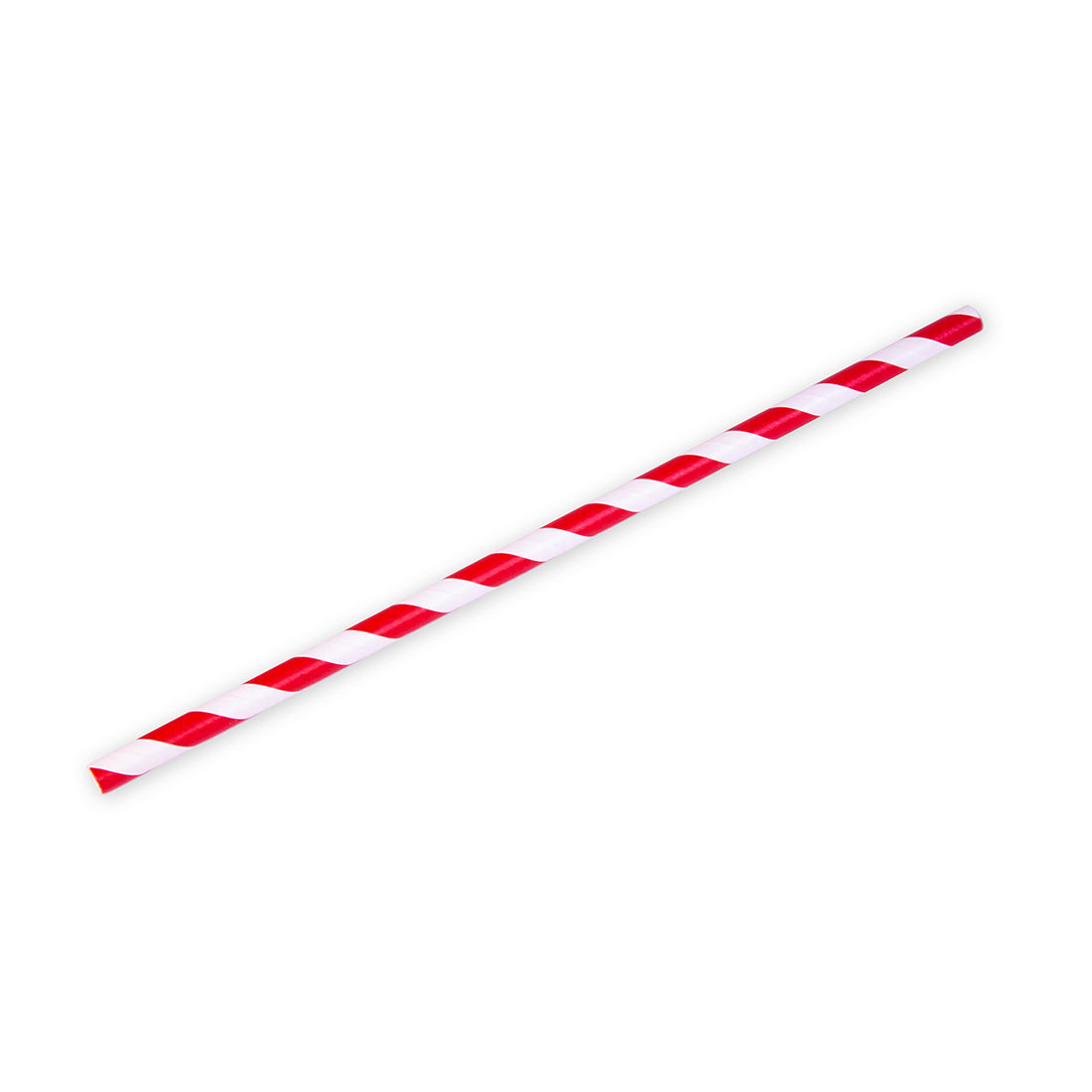 0.248" x 7.75" Jumbo Straws - Yellow/White - Unwrapped