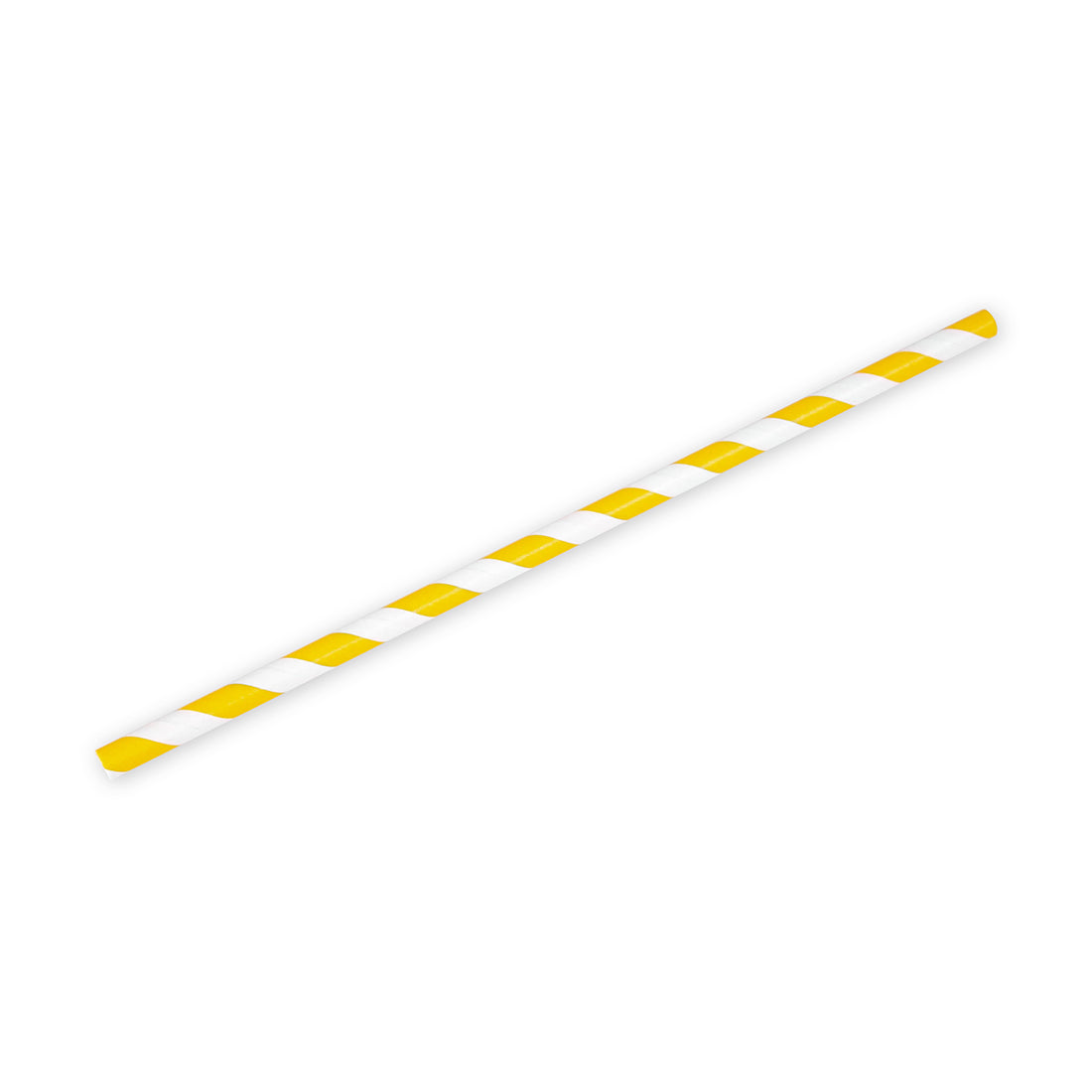 0.248" x 7.75" Jumbo Straws - Black - Unwrapped