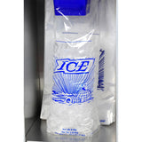 11" x 19" + 4"BG + 1.5"LP 1.25 mil Printed 8 lb. Ice Bag on Header