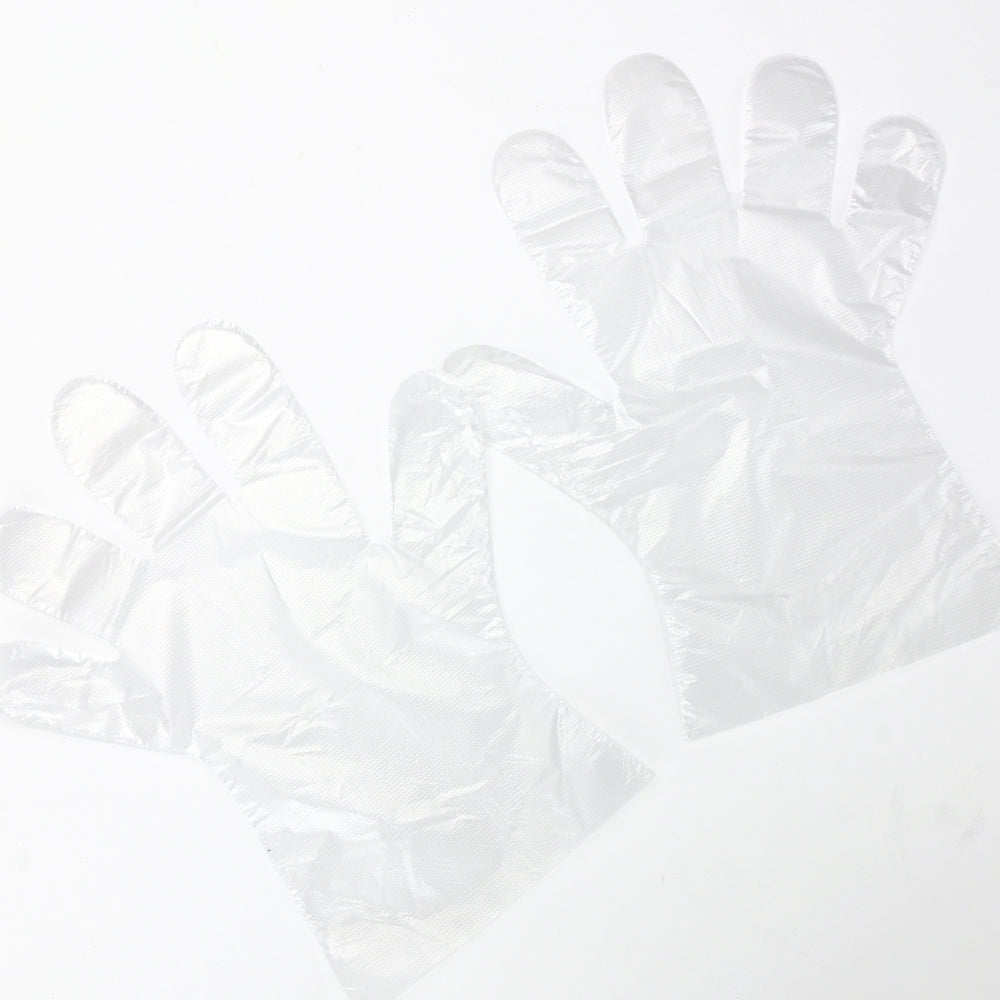 0.6 mil HDPE Embossed Gloves