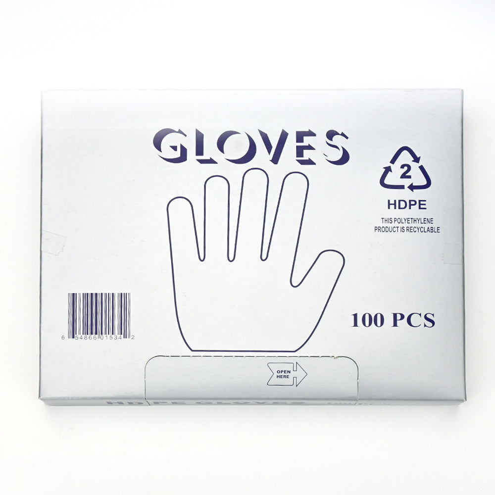 0.6 mil HDPE Embossed Gloves