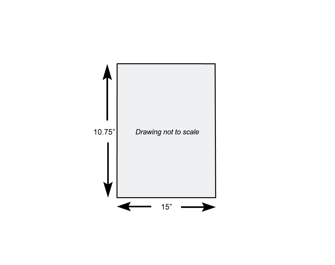 15" x 10.75" 0.45 mil Wrap-Eze® HDPE Pop-Up Sheets