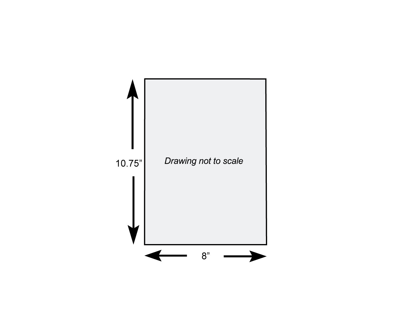 8" x 10.75" 0.45 mil Wrap-Eze® HDPE Pop-Up Sheets