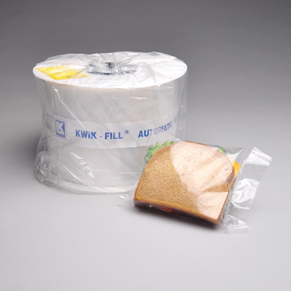 6" x 8" 1.4 mil Std Gauge Kwik-Fill® Pre-Opened Bags w/ Vertical Perforations