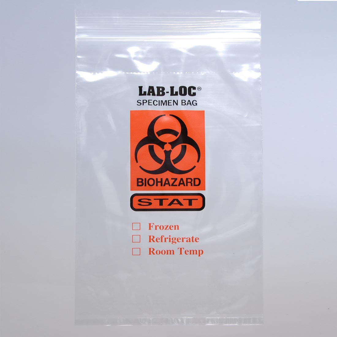 6" x 9" 2 mil Reclosable 3-Wall Specimen Transfer Bag ("STAT")