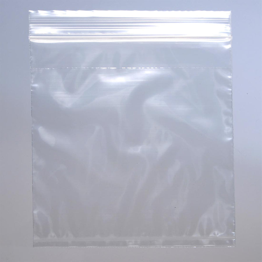 8" x 8" 2 mil Reclosable 3-Wall Specimen Transfer Bag (No Print)