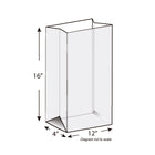 12" x 16" + 4"BG 1.4 mil Polypropylene Bottom Gusset Bags