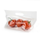 10.75" X 6.25" + 4"BG (1 lb.) 2.5 mil Polypropylene Slide Seal Vented Produce Pouches