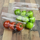 11" X 10" + 4"BG (3 lbs.) 2.5 mil Polypropylene Slide Seal Vented Produce Pouches