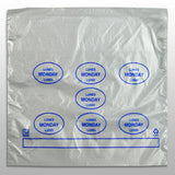10" x 8.5" + 2"LP + 2"FB 0.5 mil Portion Control Saddle Pack w/ Monday (print in blue)