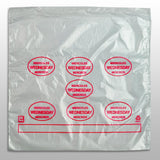 10" x 8.5" + 2"LP + 2"FB 0.5 mil Portion Control Saddle Pack w/ Wednesday (print in red)